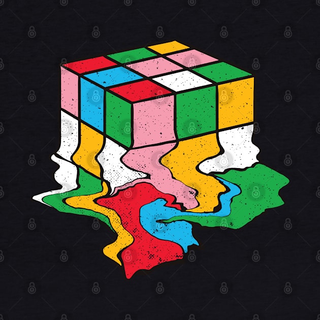 Melting Rubik's Cube by Noveldesigns